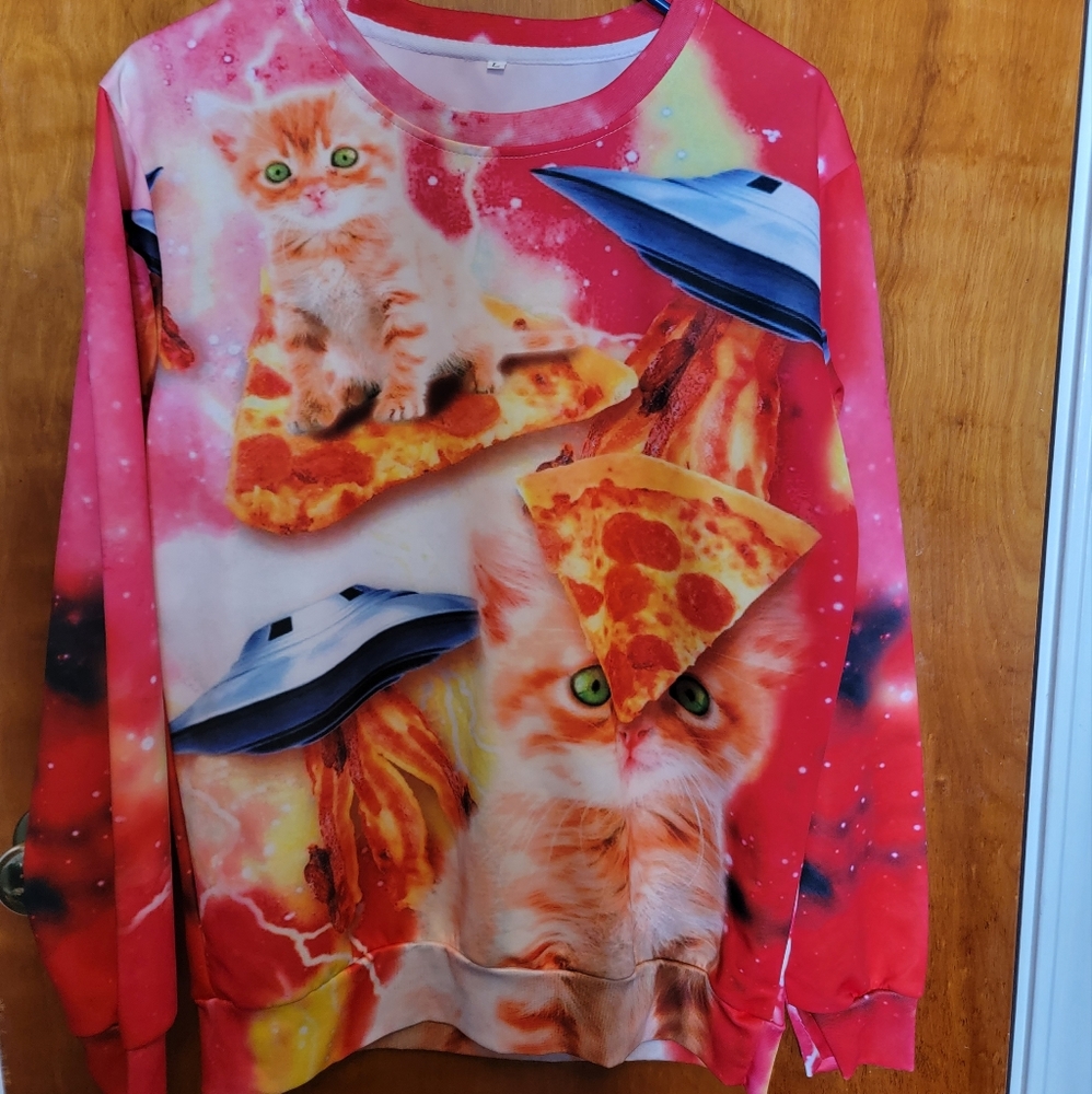 Out of this World Kitty Pizza Top